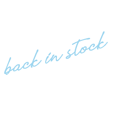 Back In Stock Sticker by Shoko Shop