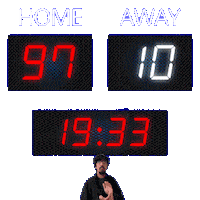 10 Away Sticker