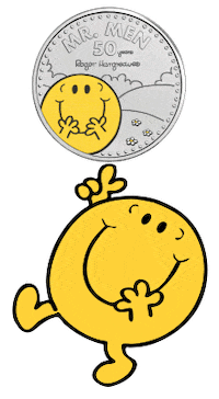 Mr Men Coins Sticker by The Royal Mint