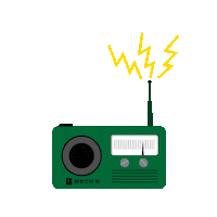 Radio Becks Sticker by Beck's Hybrids