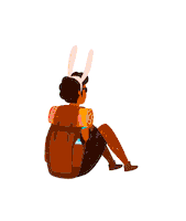 rabbit easter Sticker by Viação Cometa