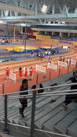 Track Team Sets Record Despite Athlete Colliding With Wandering Official