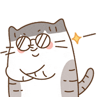 Lookiivn cartoon cutie cute cat funny cat Sticker