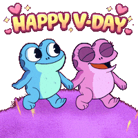 I Love You Valentine Sticker by Croakey