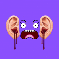 Oh No Blood GIF