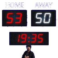 50 Away Sticker