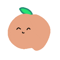 Fruit Peach Sticker