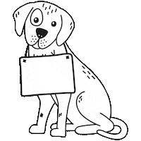 Dog Hund Sticker by STRAYZ