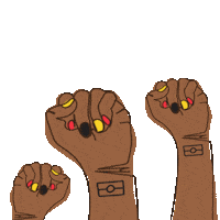 Black Lives Matter Power Sticker by clothingthegaps