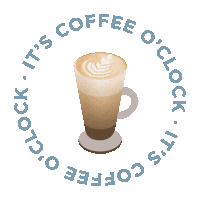 Cristina_SpinBrands coffee time vegan milk Sticker