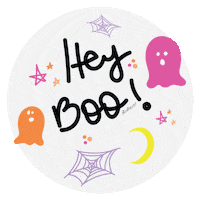 Halloween Hey Boo Sticker