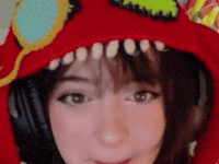 Beautiful Girl Flirting GIF
