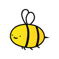 hafervoll bee biene flappy flapjack Sticker