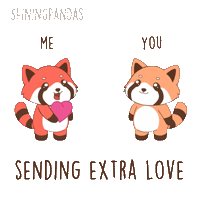 I Love You Cute Couple Sticker