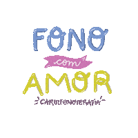 Fono Fonoaudiologa Sticker by Carol Fonoterapia