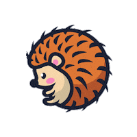 Porcupine Sticker by Amy Jack