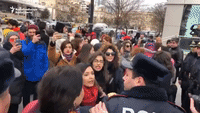 Police in Baku Halt Demonstration to End Violence Against Women, on International Women's Day