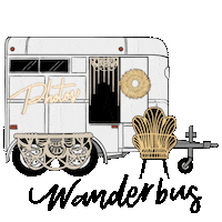 Vw Bus Wedding Sticker by Wanderbus Photo Booth
