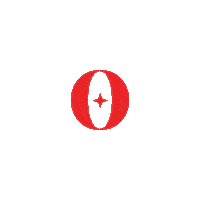cosetteprc design red white star Sticker