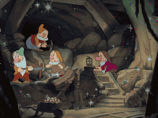 dig it snow white GIF by Disney