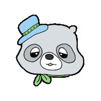 Weed Raccoon Sticker