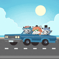 Happy Travel GIF by The Plooshies
