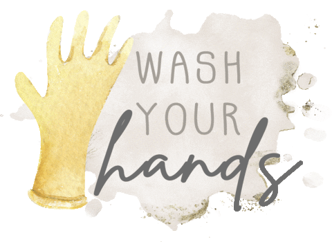 Wash Hands Thank You Sticker by omamashop