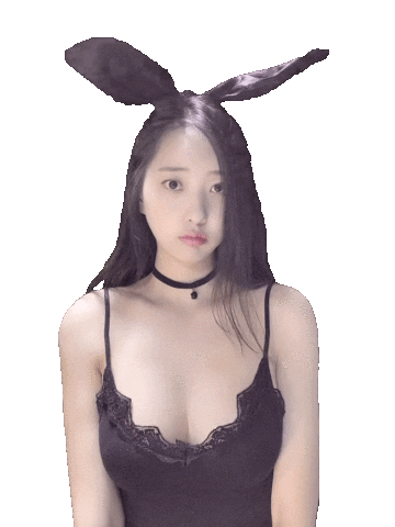 Sad Bunny Sticker by Zennyrt