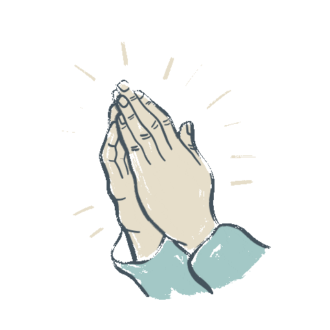 Pray Holy Thursday Sticker by FEAT. by Chelsey Wilson