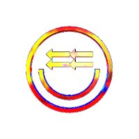 _BCKRDS_ glitch design 3d spin Sticker