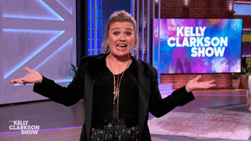 KellyClarksonShow crazy scream silly idk GIF