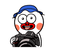 Camera 신나 Sticker by kwaesam