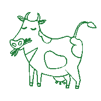 Cow Bio Sticker by BioSuisse