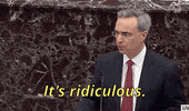 news senate impeachment trial impeachment trial pat cipollone its ridiculous GIF