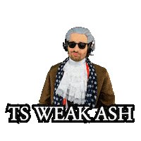 Weak Af Just Stop Sticker