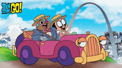 Driving Teen Titans GIF by Cartoon Network