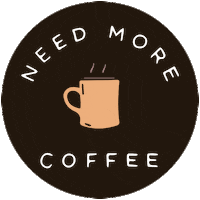 Coffee Time Sticker by Gabriela Orlhiem Store