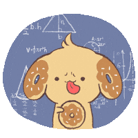 chimera_abyss meme dog kawaii thinking Sticker