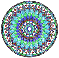 lsd mandala STICKER