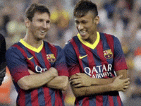 Messi And Neymar GIF