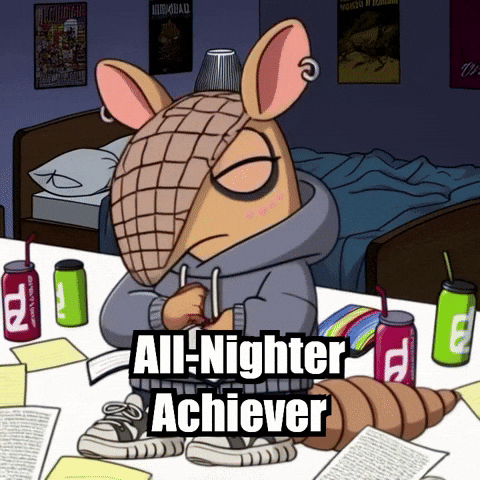 Study Exams GIF by Chillo Dillo