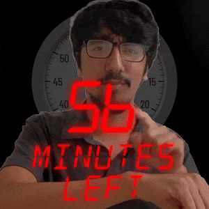 56 minutes left