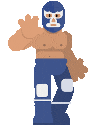 Mexico Luchador Sticker by Moy Agüero