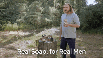 Real Men GIF by DrSquatchSoapCo