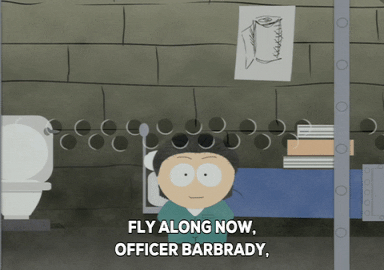 prison talking GIF by South Park 