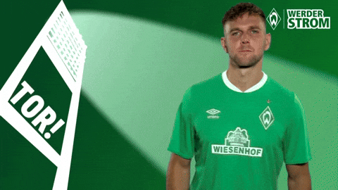 Niclas Füllkrug Yes GIF by SV Werder Bremen