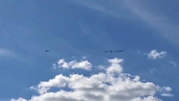 Plane Flies Over Laundrie House in Florida With 'Justice 4 Gabby' Banner