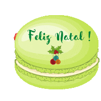 Natal Sticker by Drina's Macarons