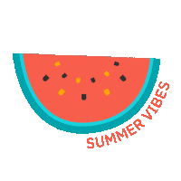 omnipod summer vibes watermelon pump Sticker