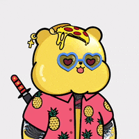 Feeling Good Pizza GIF by Kanpai Pandas